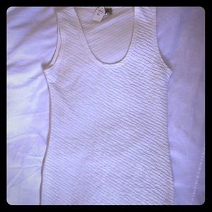 White stretchy dress